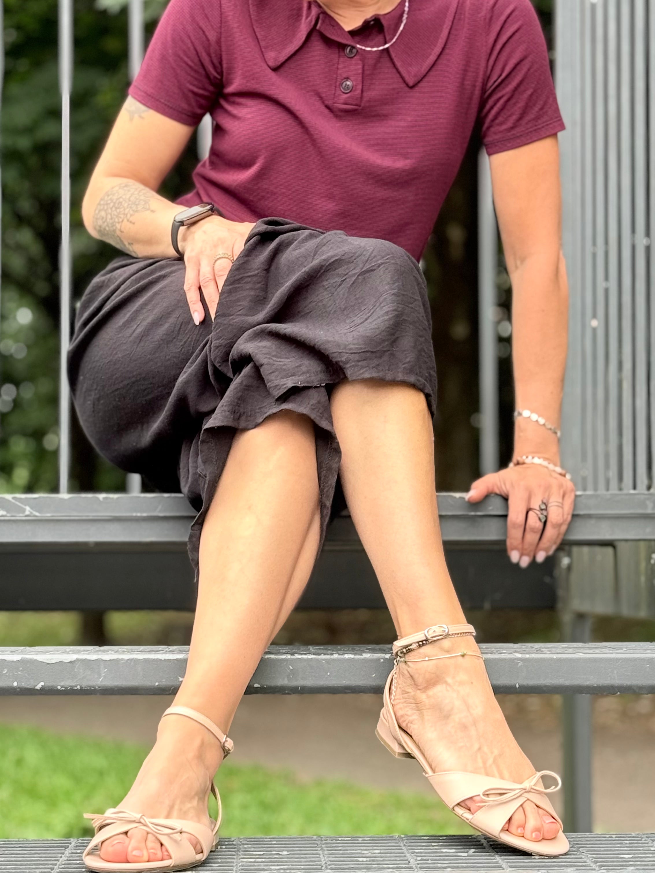 Image of Topgun Nude sandalo in nappa color nude tacco 2 artigianale toscano